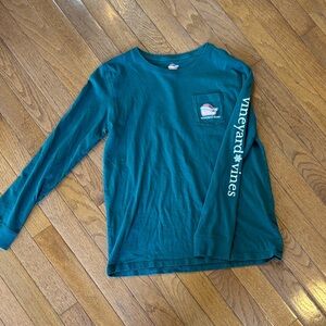 Kids Vineyard Vines Christmas Long Sleeve Shirt